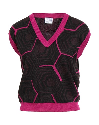 ANONYME DESIGNERS Jumper Dark purple 30% Wool, 30% Polyester, 20% Acrylic, 20% Nylon