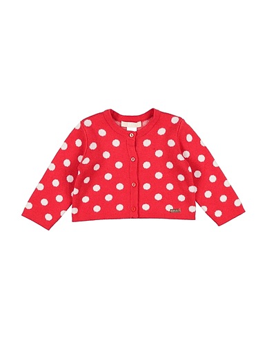 LIU •JO Cardigan Red 50% Viscose, 30% Cotton, 20% Polyamide