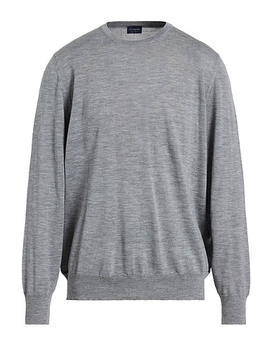 DRUMOHR Pullover Grigio 100% Lana Merino