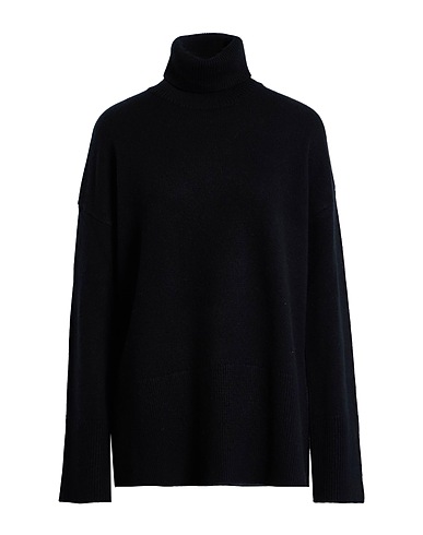 P.A.R.O.S.H. Polo neck Black 70% Wool, 30% Cashmere