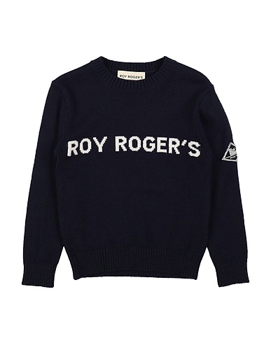 ROŸ ROGER'S Pullover Blu notte 44% Poliammide, 29% Acrilico, 26% Cotone, 1% Elastan