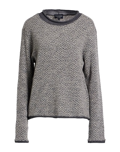 EMPORIO ARMANI Jumper ICON Grey 100% Virgin Wool