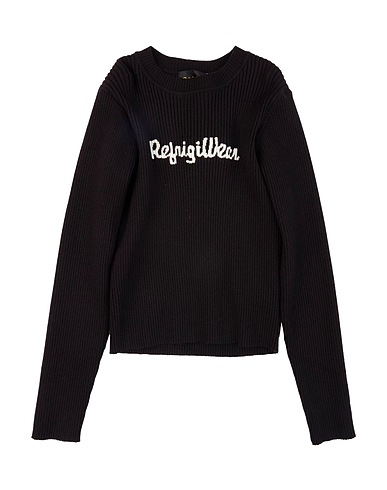 REFRIGIWEAR Jumper Black 32% Acrylic, 30% Polyester, 20% Viscose, 18% Nylon