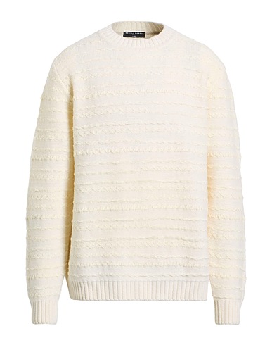 DANIELE ALESSANDRINI Jumper White 82% Merino Wool, 10% Polyamide, 8% Cashmere