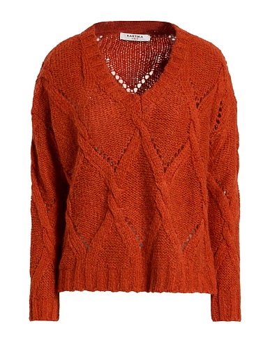 KARTIKA Jumper KNIT Rust 45% Acrylic, 35% Polyamide, 20% Alpaca wool
