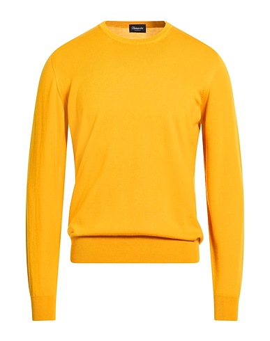 DRUMOHR Πουλόβερ Ώχρα 100% Μαλλί μερινός