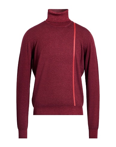 DRUMOHR Turtleneck Burgundy 100% Merino Wool