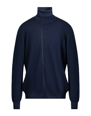 DRUMOHR Turtleneck BLU NAVY 100% Merino Wool