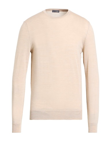 DRUMOHR Jumper Beige 100% Super 140s Wool
