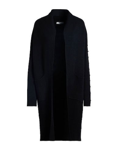MARYLEY Cardigan NERO 50% Viscose, 28% Polyester, 22% Polyamide