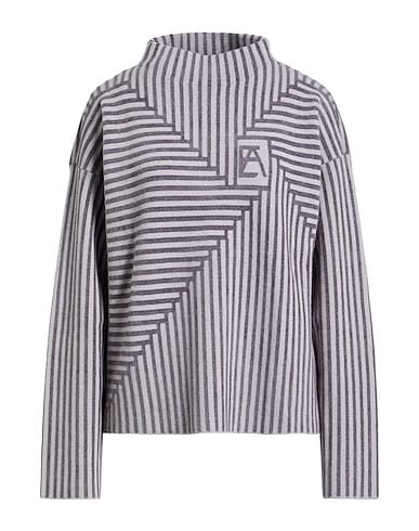 EMPORIO ARMANI Turtleneck ICON Grey 44% Wool, 27% Viscose, 24% Polyamide, 5% Polyester