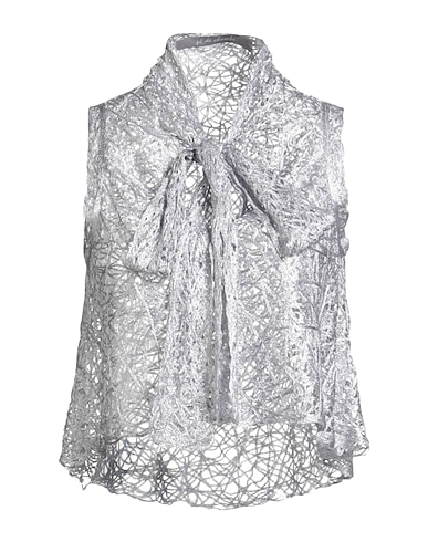 PE’ DE CHUMBO Top Light grey 40% Polyester, 25% Cotton, 25% Viscose, 10% Metallic fiber