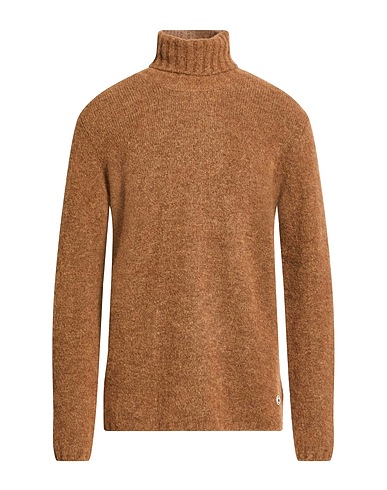 COLMAR Polo neck Brown 32% Acrylic, 28% Polyamide, 15% Alpaca wool, 15% Viscose, 10% Wool