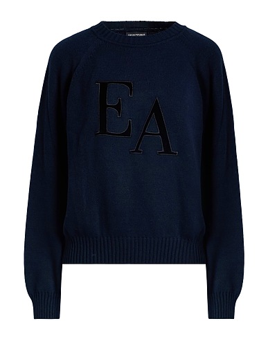 EMPORIO ARMANI Pullover ICON Blu navy 54% Poliammide, 42% Viscosa, 4% Cachemire, Poliestere, Elastan