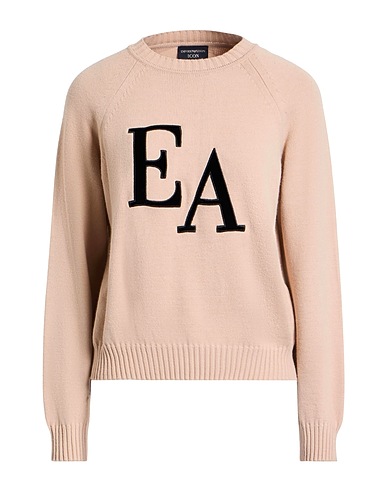 EMPORIO ARMANI Pullover ICON Beige 54% Polyamid, 42% Viskose, 4% Kaschmir, Polyester, Elastan