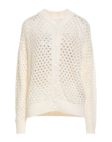 GAëLLE Paris Cardigan Cream 50% Cotton, 50% Acrylic