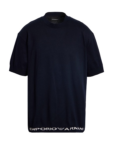 EMPORIO ARMANI Sweater Navy 100% Cotton
