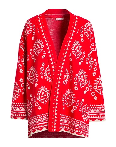 LIU •JO Cardigan BETTER Red 100% Cotton
