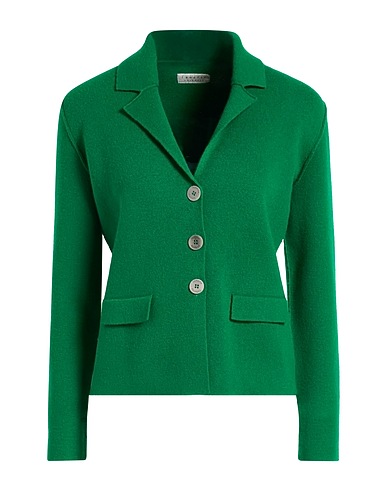LUNARIA CASHMERE Cardigan Green 100% Cashmere