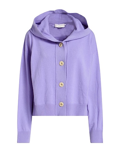 FILIPPO DE LAURENTIIS Cardigan Lilac 100% Cashmere