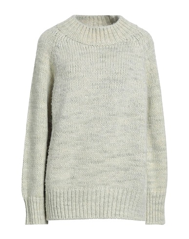 MAISON MARGIELA Polo neck Light green 42% Alpaca wool, 30% Cotton, 28% Wool