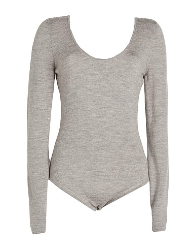 MAGDA BUTRYM TOPWEAR Grey 70% Wool, 20% Silk, 10% Cashmere