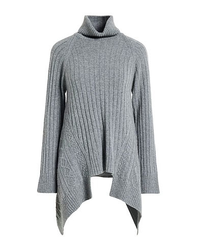 CRUCIANI Polo neck Grey 70% Wool, 30% Cashmere