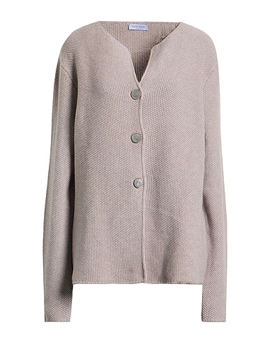 GRAN SASSO Cardigan Taupe 70% Virgin Wool, 20% Viscose, 10% Cashmere