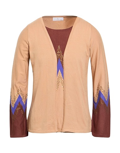 CORTE dei GONZAGA Jumper GOLD Camel 47% Viscose, 28% Polyester, 25% Polyamide