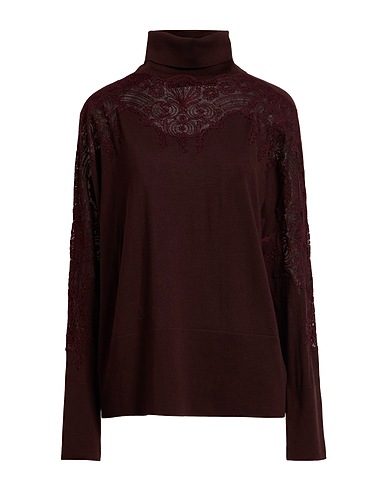 ERMANNO SCERVINO Dolcevita Testa di moro 100% Lana Vergine, Poliestere, Poliammide