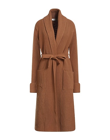 FILIPPO DE LAURENTIIS Cardigan Camel 90% Super 120s Wool, 10% Cashmere