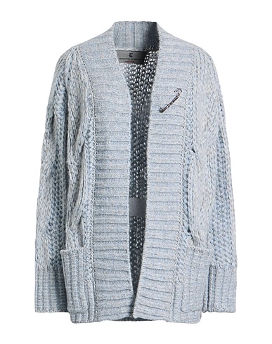 ERMANNO SCERVINO Cardigan Sky blue 39% Alpaca wool, 30% Cashmere, 17% Polyamide, 10% Wool, 4% Mohair wool