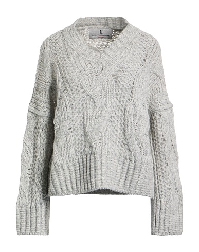 ERMANNO SCERVINO Jumper Light grey 65% Alpaca wool, 21% Polyamide, 14% Wool