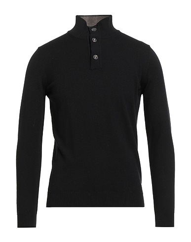 KANGRA Turtleneck Black 90% Wool, 10% Cashmere