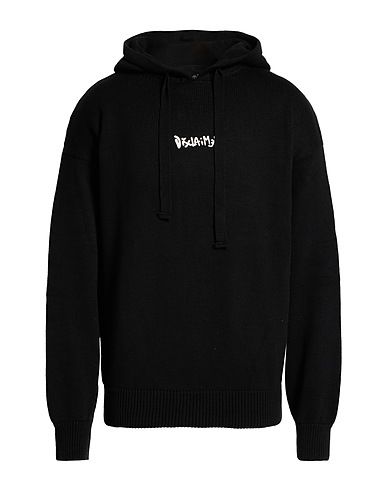 DISCLAIMER Jumper Black 50% Cotton, 50% Acrylic