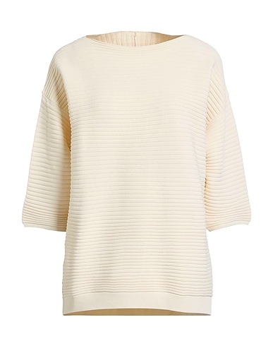 ROBERTO COLLINA Pullover Cremeweiß 83% Viskose, 17% Polyester