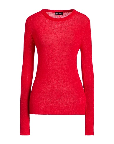 DONDUP Sweater Red 70% Alpaca wool, 30% Polyamide