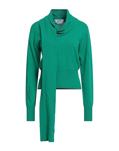 MSGM Pullover Verde 40% Lana, 30% Viscosa, 20% Poliammide, 10% Cachemire