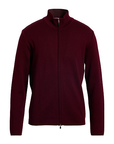 GRAN SASSO Cardigan Burgundy 100% Virgin Wool