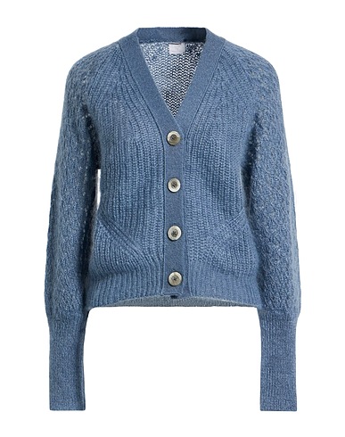ELEVENTY Cardigan Slate blue 70% Mohair wool, 30% Silk