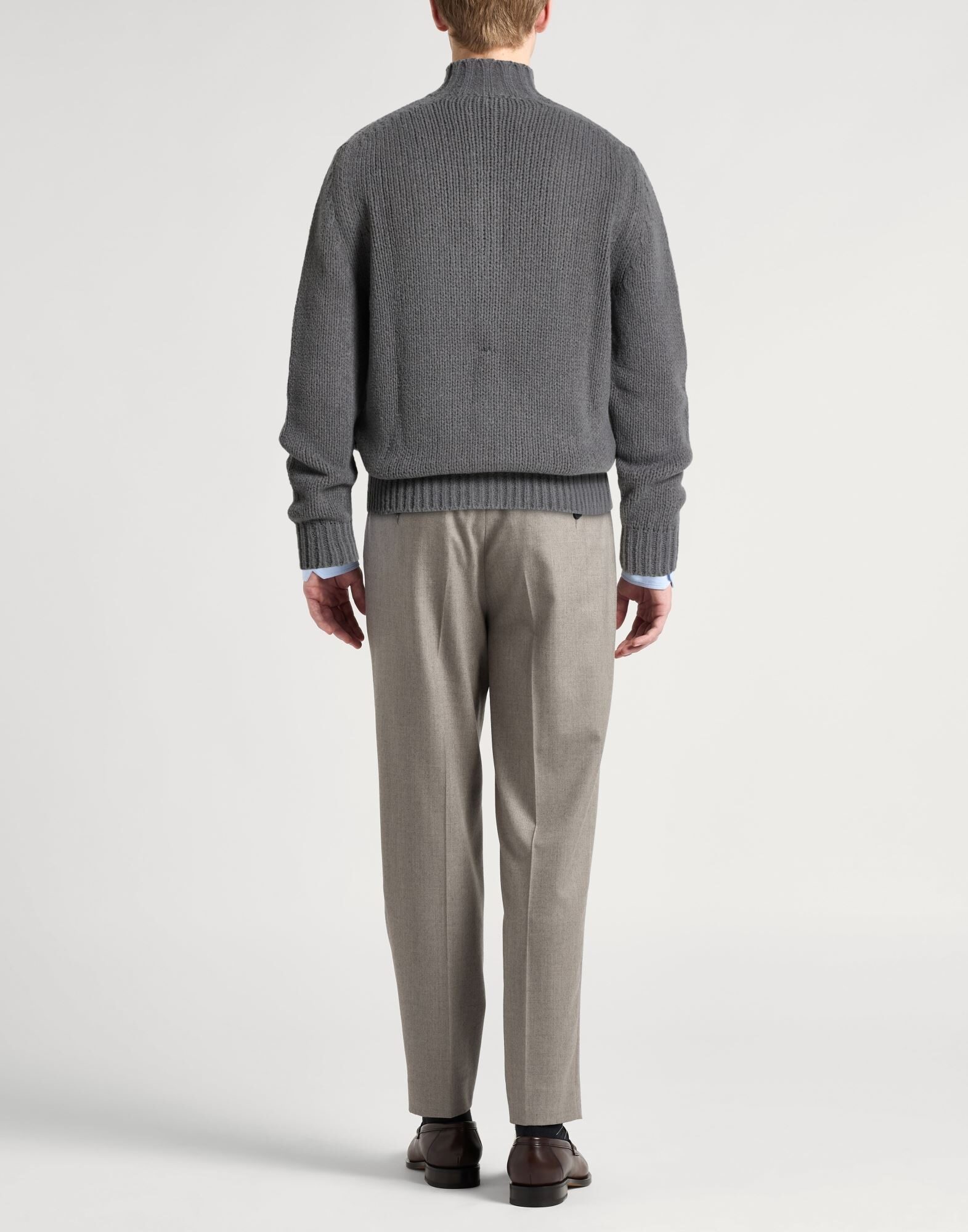 FEDELI ナイロンコート カシミヤライナー サイズ48 定価30万 【楽天