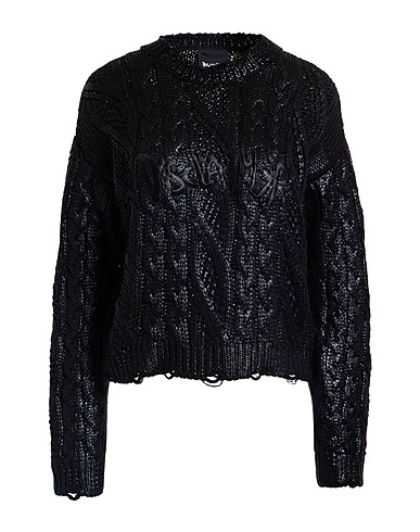 DISCLAIMER Jumper Black 50% Cotton, 50% Acrylic