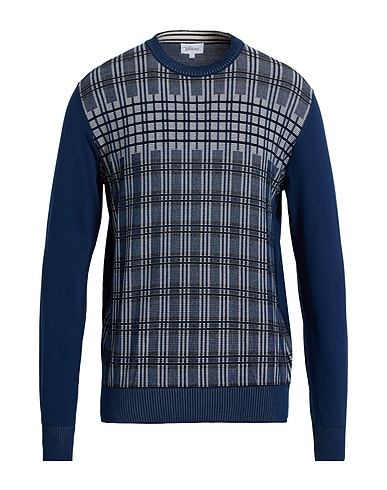 BRIONI Jumper Blue 100% Cotton