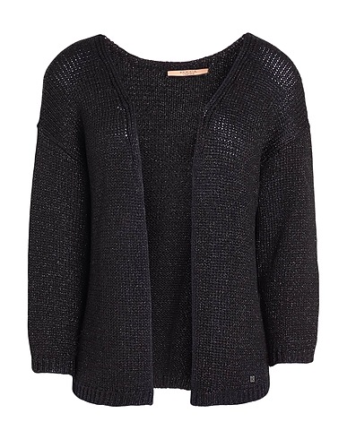 KOCCA Cardigan Nero 84% Viscosa, 16% Fibra di metallo