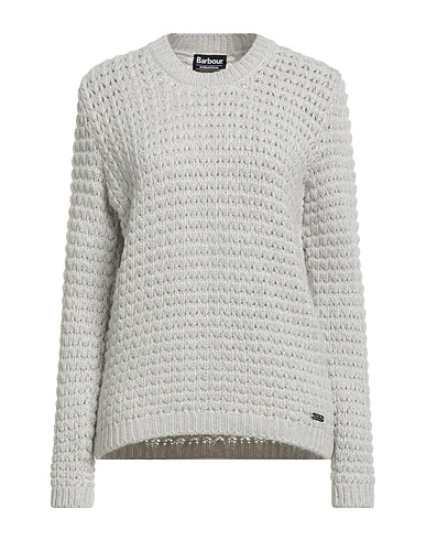 BARBOUR Sweater INTERNATIONAL Light grey 40% Merino Wool, 30% Viscose, 20% Polyamide, 10% Cashmere