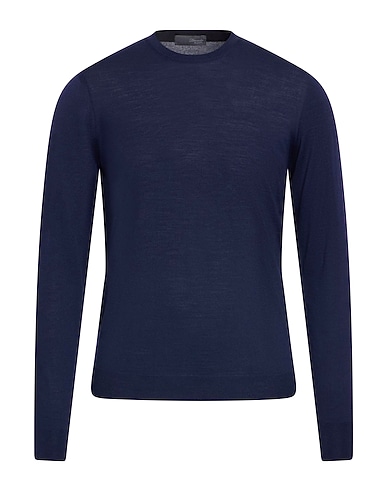 DRUMOHR Sweater MODERN Navy 100% Super 140s Wool