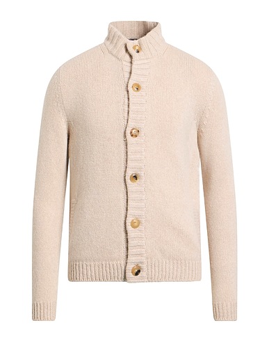 FEDELI Cardigan Beige 100% Cashmere