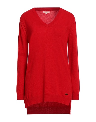 BARBOUR Jumper Tomato red 40% Wool, 30% Viscose, 20% Polyamide, 10% Cashmere