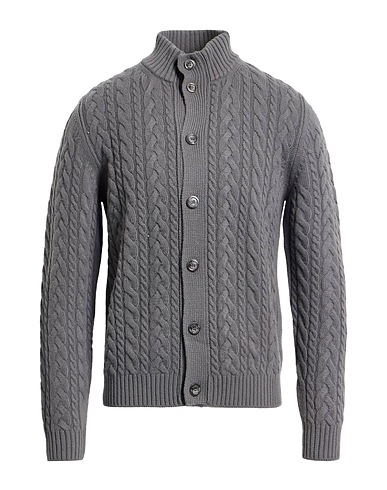 FEDELI 가디건 그레이 70% 버진 울, 30% 캐시미어