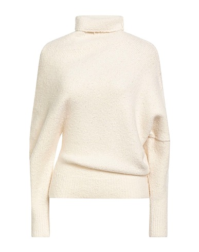 PROENZA SCHOULER Turtleneck Ivory 78% Wool, 16% Silk, 5% Polyamide, 1% Elastane